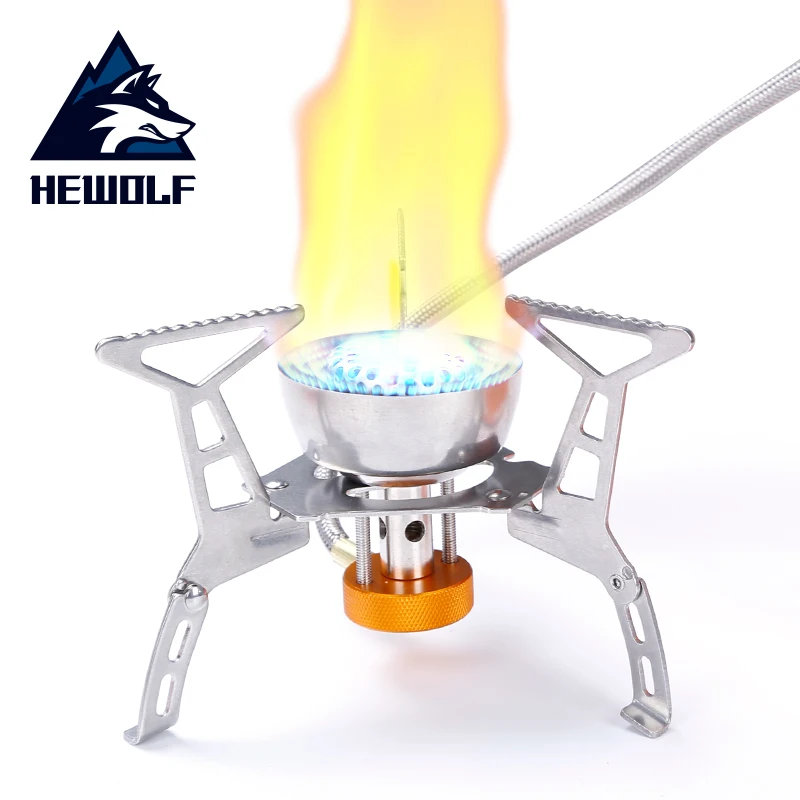 Уличная газовая плита Hewolf горелка для кемпинга складная электронная портативная
