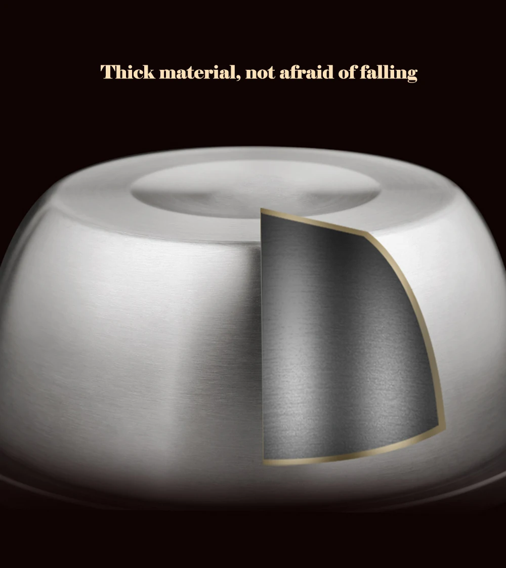 Уплотняющая раковина из нержавеющей стали 304 8 шт. углубляющая для овощей и супа