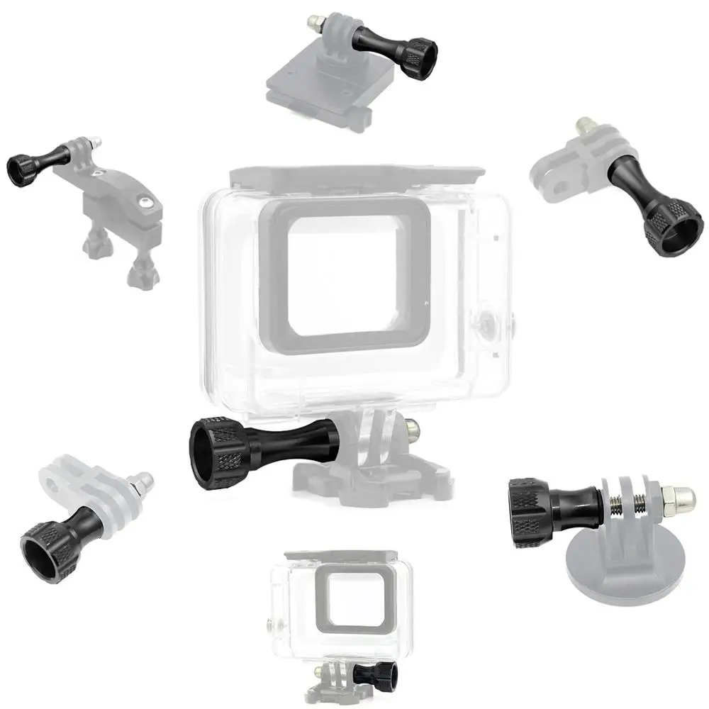 Alumunium thumbвинт совместимый для Gopro Max Session Hero 8/7/6/5/4/3 +/3/2/1/Hero 2018/DJI OSMO/Tomtom Bandit/SJCAM
