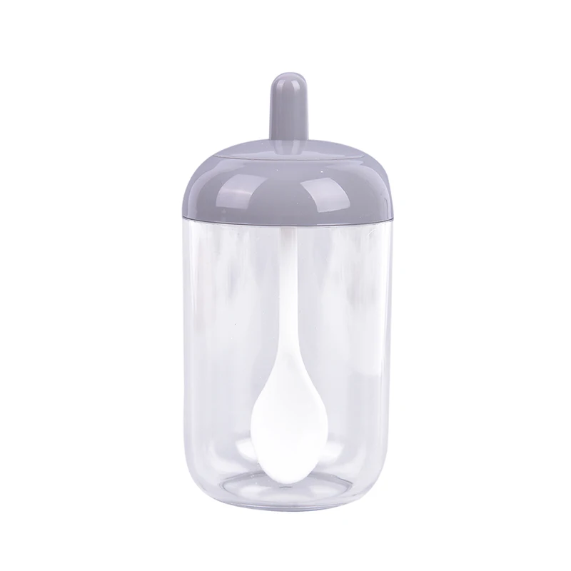 Приправа пластиковые бутылки для приправ с ложкой Кухонный Контейнер масла кофе