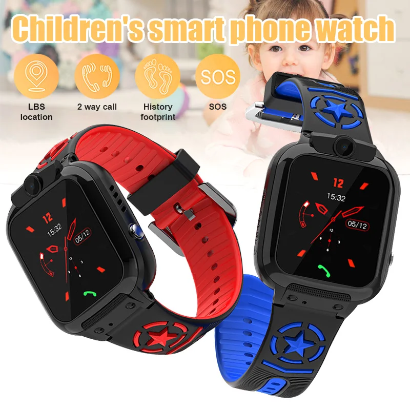 Детские Смарт-часы с функцией телефонных звонков, водонепроницаемые наручные часы, локатор для фотосъемки A66