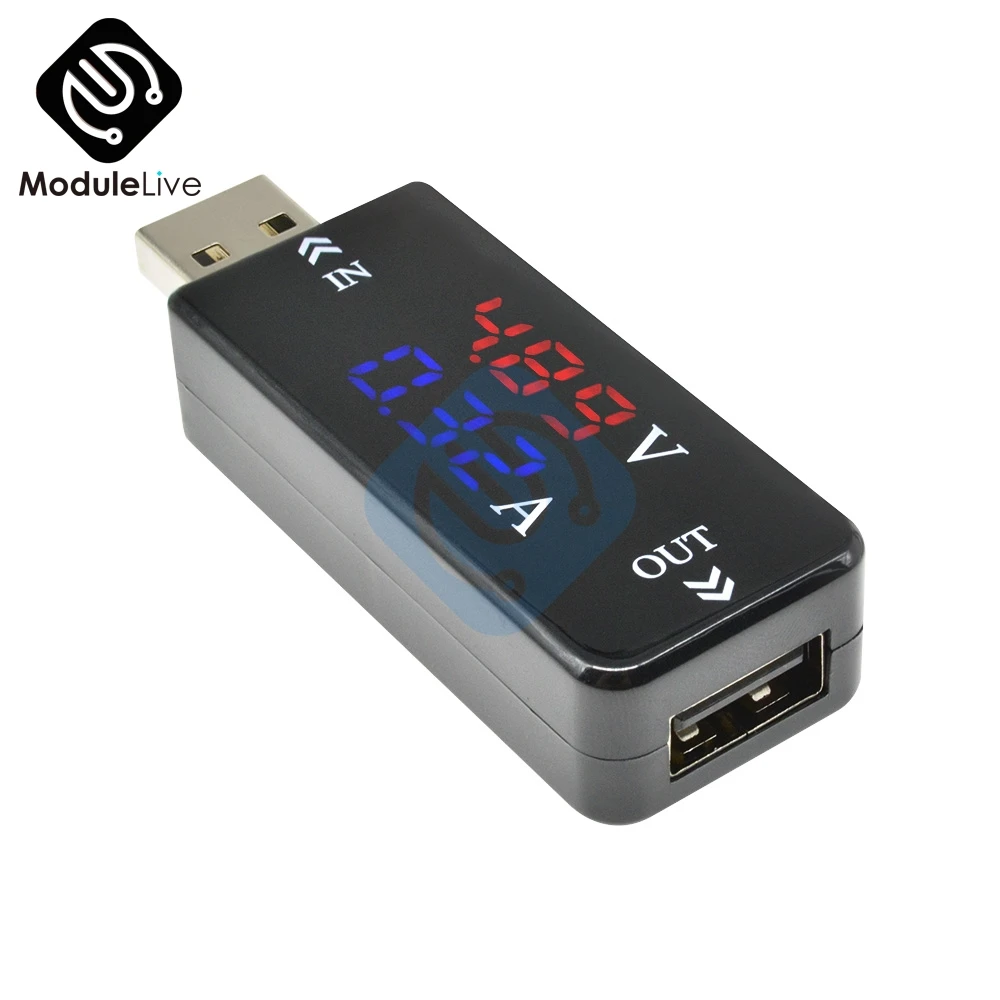 USB Тестер светодиодный цифровой вольтметр Амперметр зарядное устройство Doctor Tetser