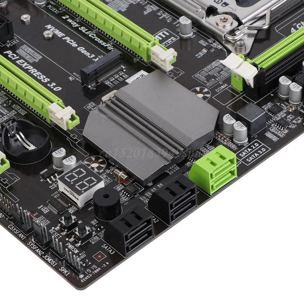 Процессор X79 Turbo moederbord LGA2011 ATX SATA3 PCI E NVME M.2 SSD ondersteuning REG ECC geheugen en Xeon E5|Материнские