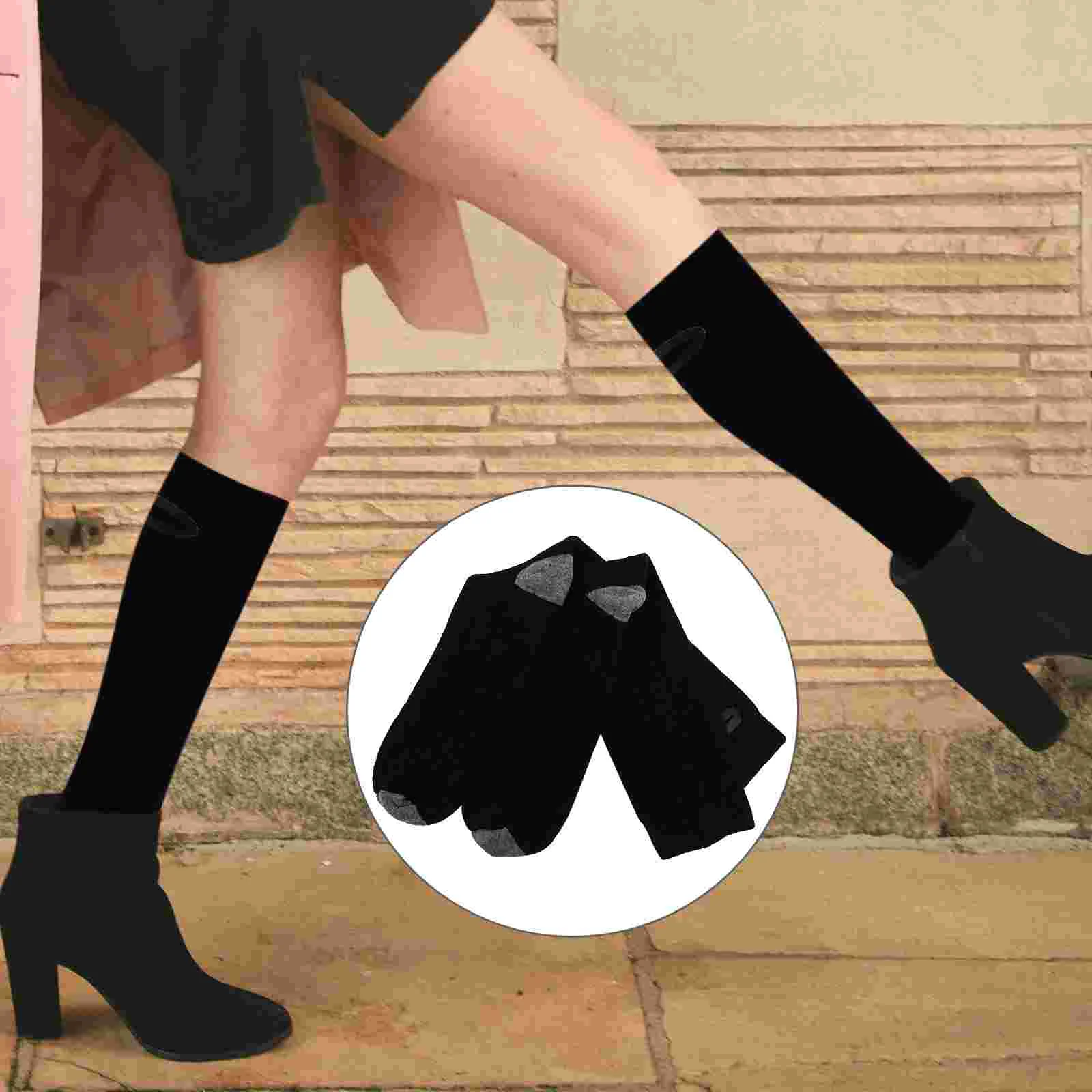 

1 пара носков с электрическим подогревом, зарядка через USB, теплые чулки