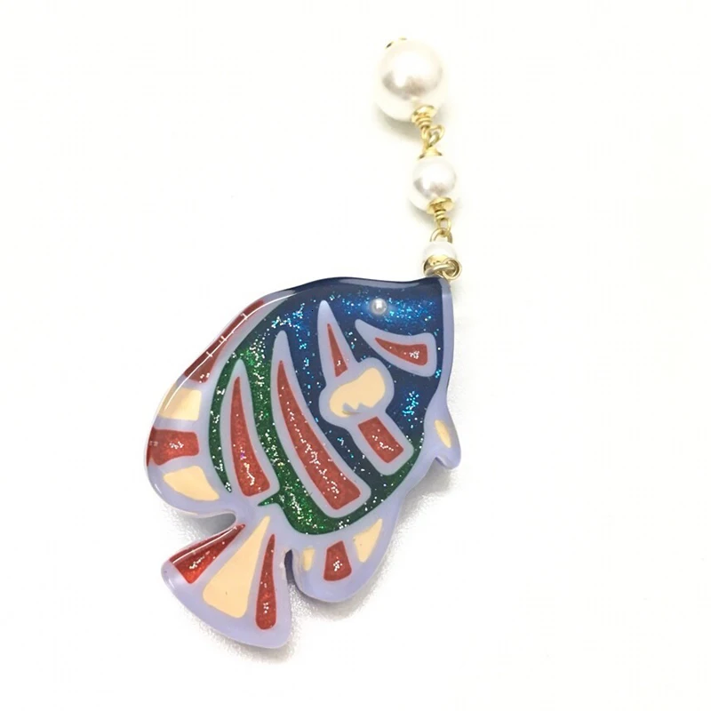 Новинка 2019 хит брендовые модные ювелирные изделия для женщин тропические рыбки