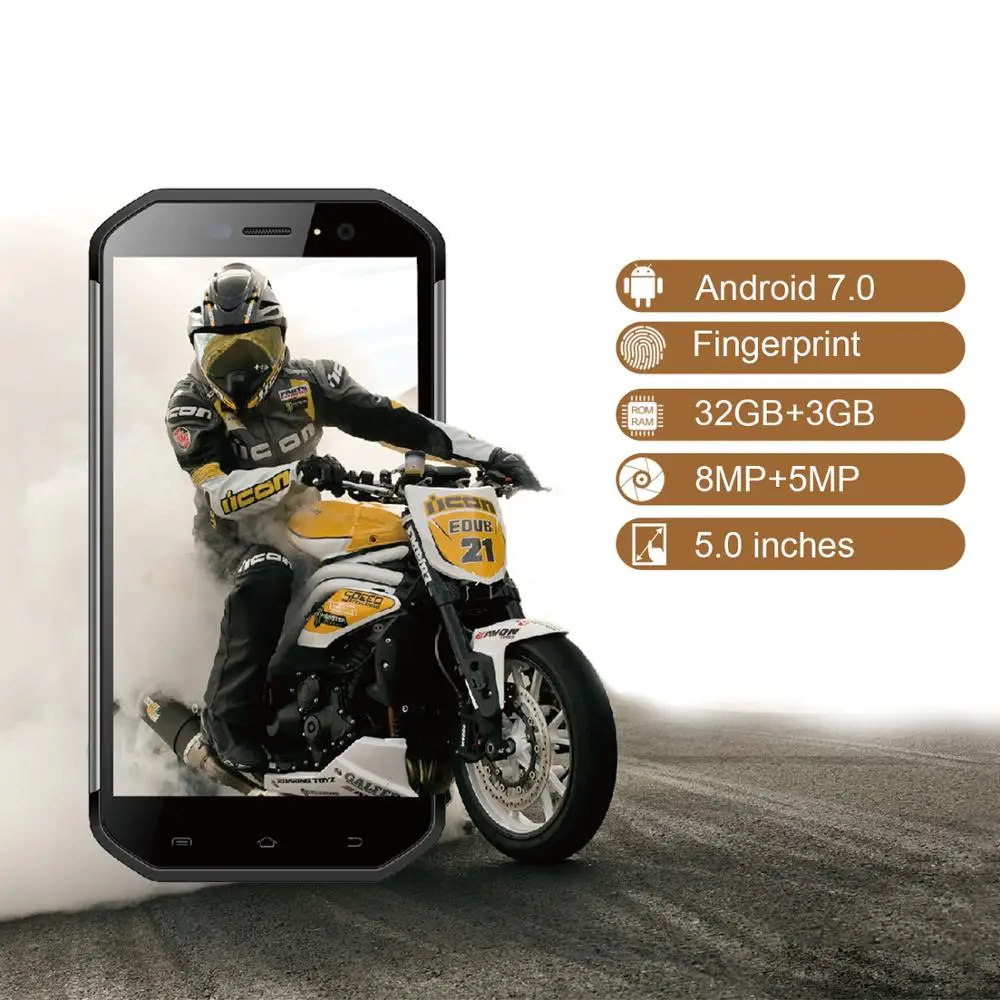 IP68 Водонепроницаемый KENXINDA KXD S50 5 0 'ɺndroid смартфон 3 ГБ 32 Восьмиядерный