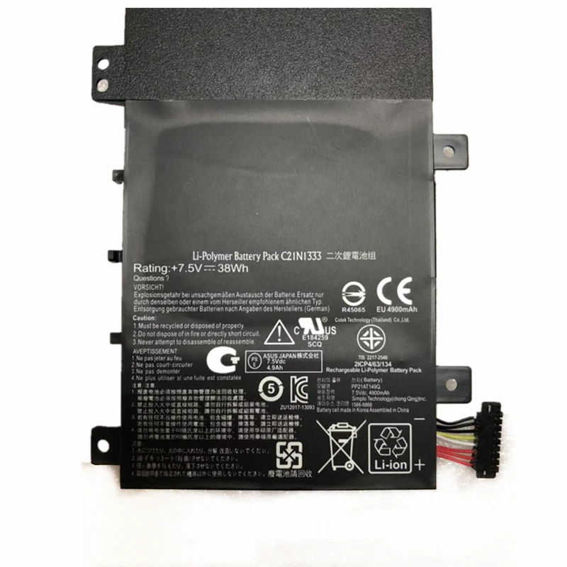 

ONEVAN Genuine C21N1333 Laptop Battery FOR ASUS TP550L TP550LA TP550LD TP550LJ 0B200-00860400 Free Shipping