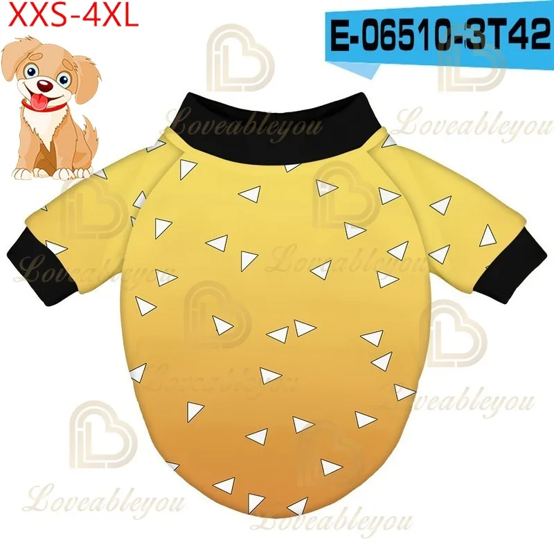 Аниме Демон-убийца Кимэцу но Яиба Пет Косплей Одежда Маленький Костюм Котика Томиока Гию Хаори Милый Плащ для Собаки с Капюшоном.