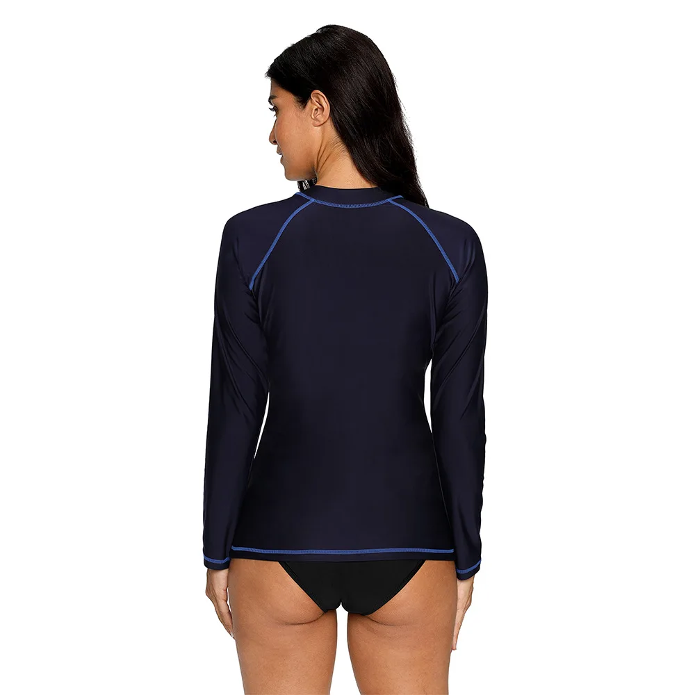 

New Women's UV Sun Protection Short Sleeve Rash Guard Wetsuit Swimsuit Top
