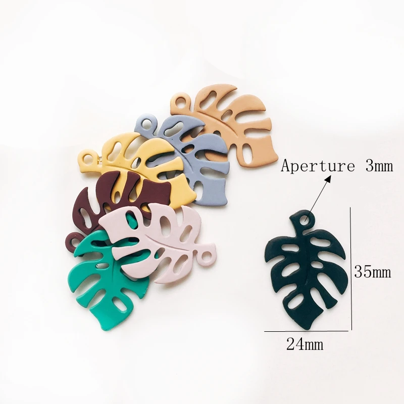 Японские и южнокорейские свежие листья гальванические ручной работы украшения