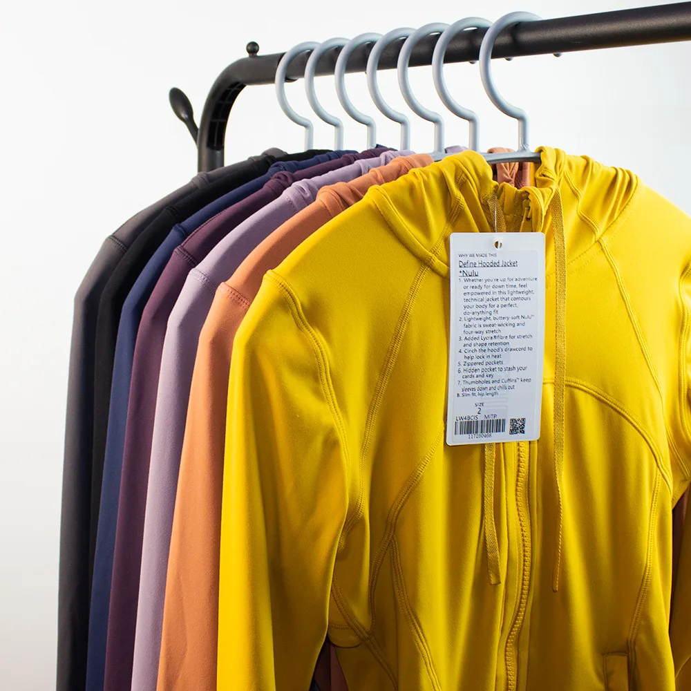 LULU куртка с капюшоном на молнии без логотипа карманы Осенняя Женская