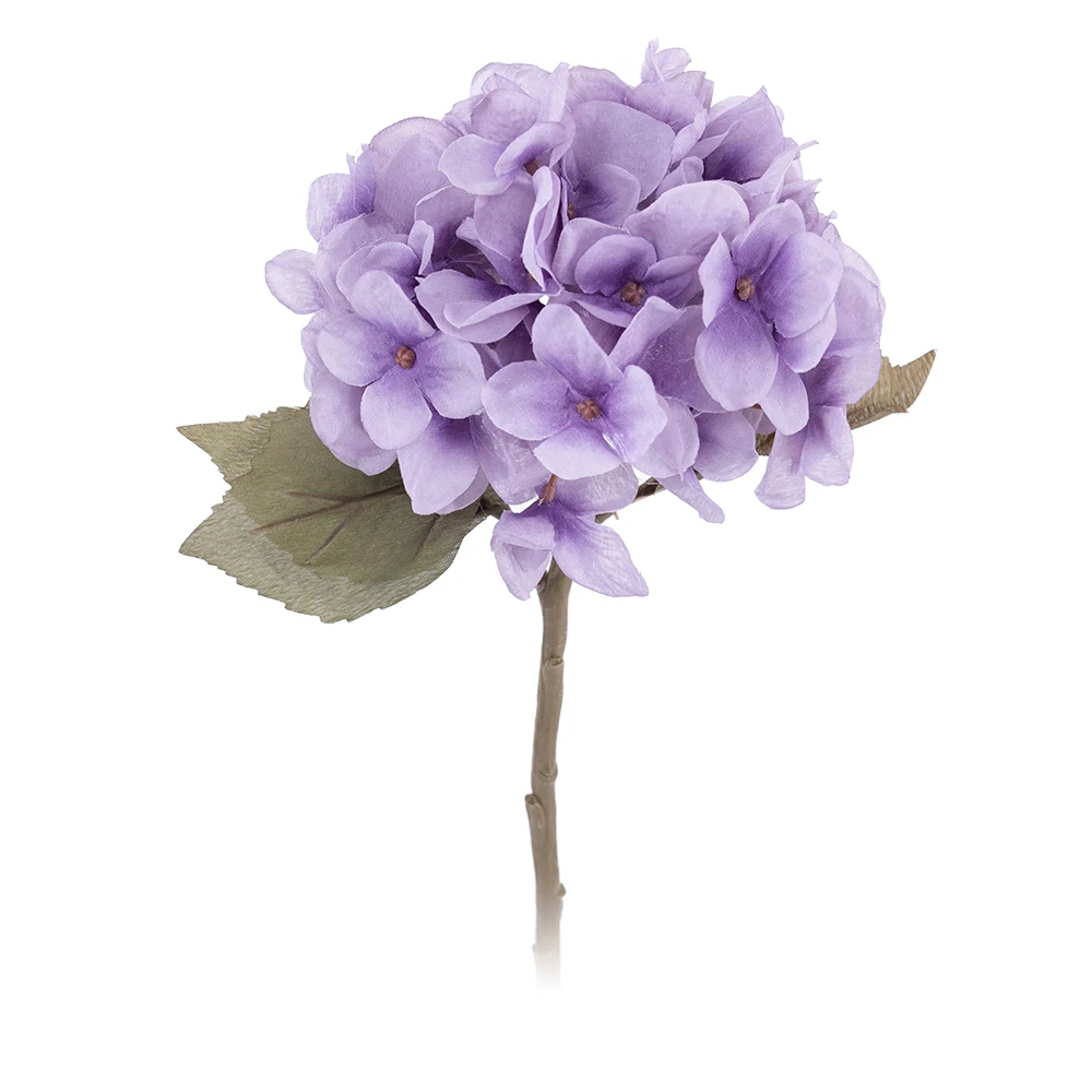 purple Искусственные цветы гортензии, ветка, домашний Свадебный декор, Осенний Шелковый пластиковый цветок, высокое качество, искусственные цветы, вечерние украшения для комнаты - Цвет: purple