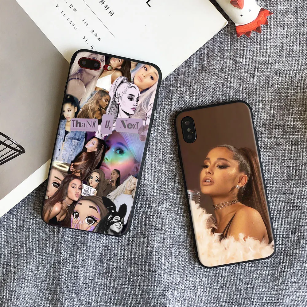 Мягкий силиконовый матовый чехол Ariana Grande для телефона оболочка iPhone 6 6Plus 6s 6splus 7 8
