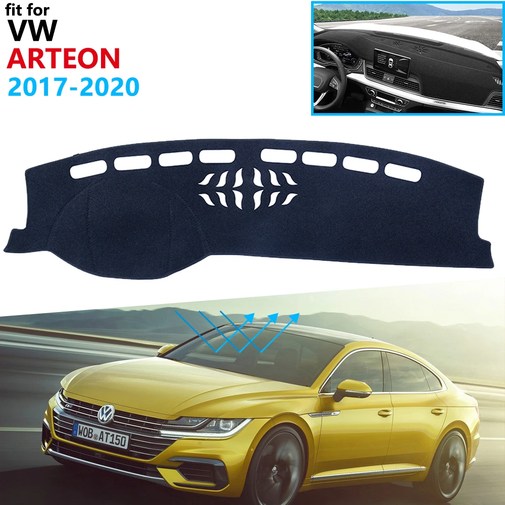 Защитная накладка на приборную панель для Volkswagen VW Arteon 2017 2018 2019 2020 аксессуары