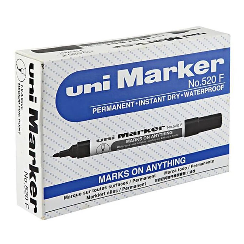 Ручка для маркировки односторонняя японская 3 0 мм 12 шт.|markers|markers markermarkers lot |