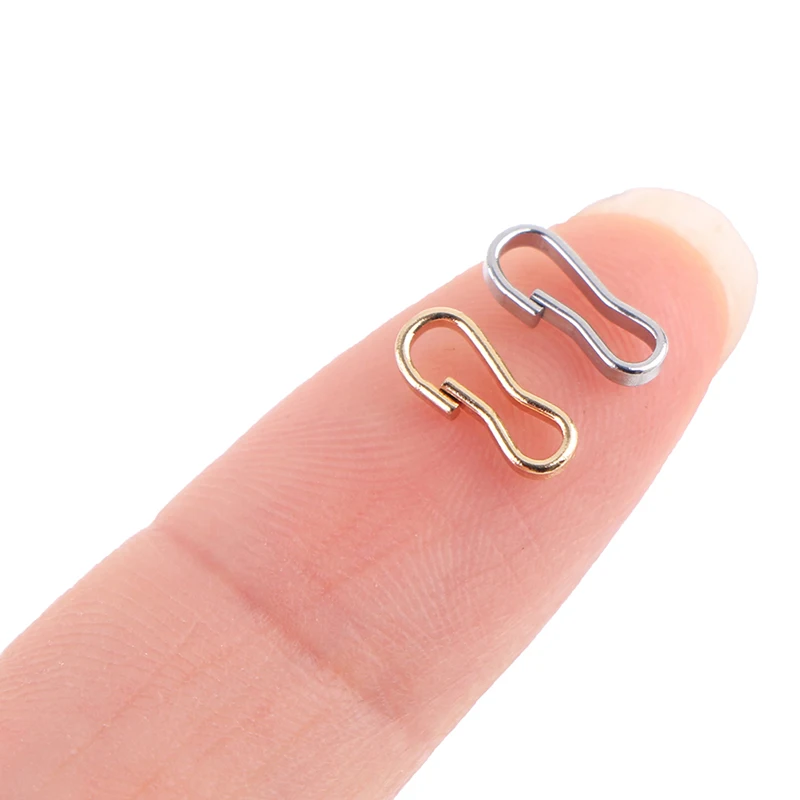 

20 шт., зажимы для брелоков, 9 мм