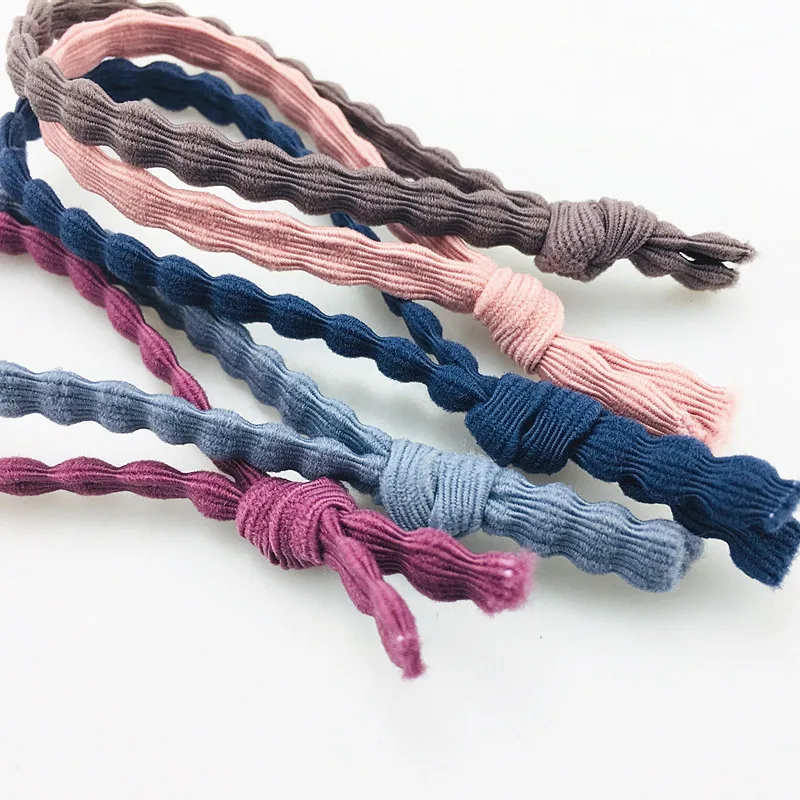 

15 Pcs/Lot Hair Scrunchies Solid Color Black Pink Hair Bands Elastic Hair Ties Girls' Ponytail Holder Women Hair Accessories