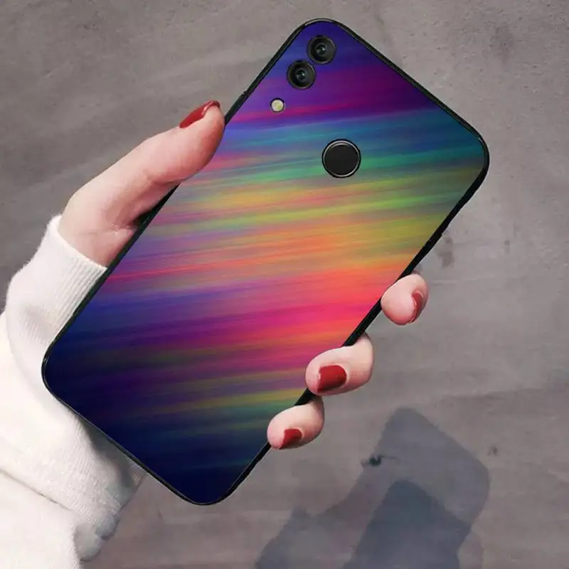 

Gradient color texture Phone Case For Huawei Honor 7C 7A 8X 8A 9 10 10i Lite 20 NOVA 3i 3e