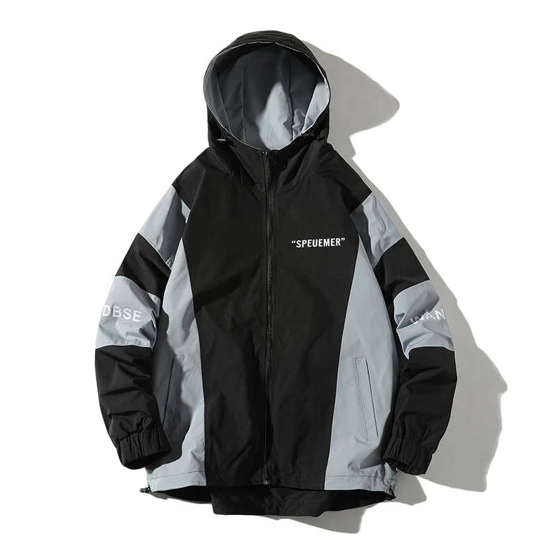 

Jacket For Men Style Nice Spring Hooded Streetwear Mens Bomber Jackets And Coats Windproof Outwear