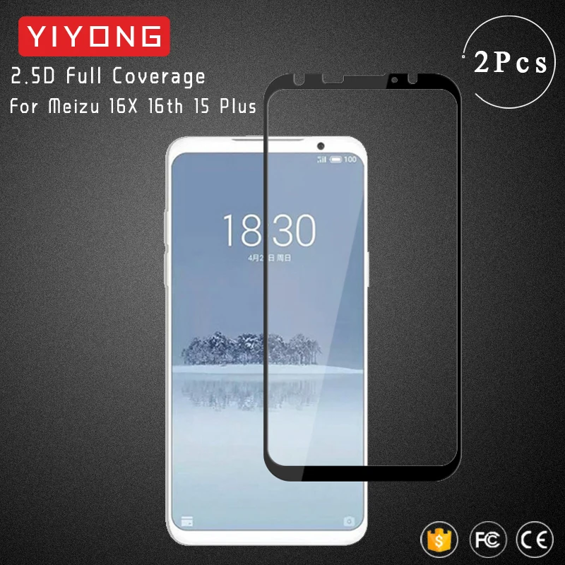 YIYONG полное покрытие стекло для Meizu 16 Plus 16S Pro закаленное Защита экрана 16th 16X 16XS X S