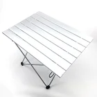 Ультралегкий алюминиевый стол для кемпинга, портативный складной стол для кемпинга с сумкой для переноски на открытом воздухе, рыбалки и пикника