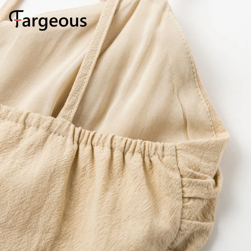 Женский комбинезон с высокой талией Fargeous Желтый Повседневный длинный на