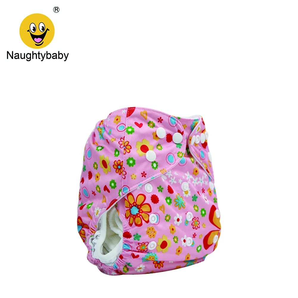2020 Baby Cloth Diapers Cover (No Pocket) Double elastic Nappies Without inserts 50 pcs