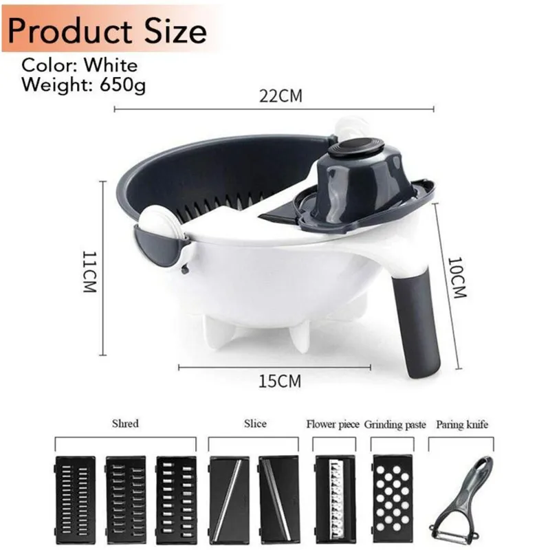 

Mandoline Slicer Vegetable Slicer Potato Peeler Carrot Onion Grater with Strainer Kitchen Accessories Vegetable Cutter