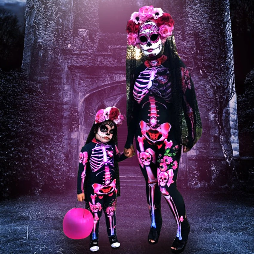 Одежда для косплея розовый Карнавальный костюм вечеринки на Хэллоуин детский