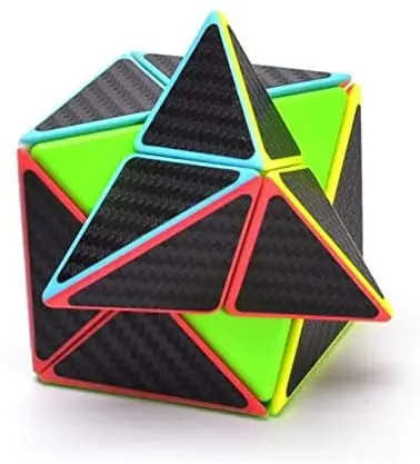 Cuber Speed Phantom X Dino Ske с черными наклейками из углеродного волокна магический куб без