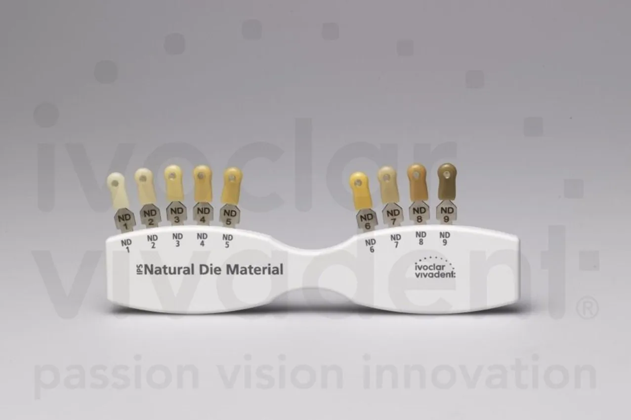 Dental Teeth Bleach Classical Shade Guide IPS Natural Die Guide Ivoclar Vivadent 9/16/20 Color Porcelain Material VITA VITAPAN