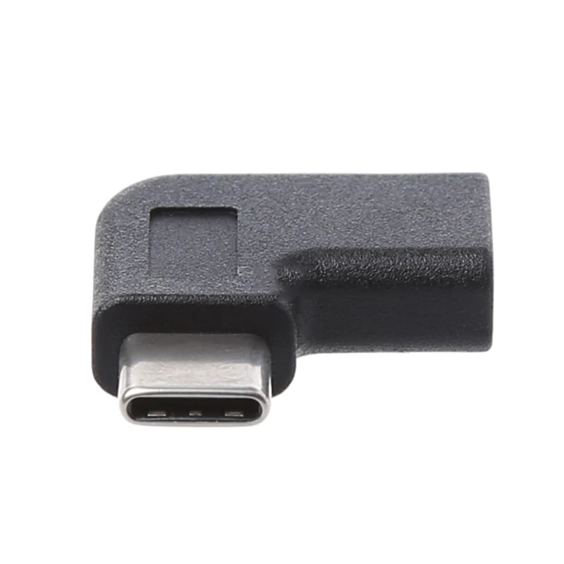 90 градусов правый угол USB 3 1 Тип C папа к женскому адаптер конвертер|Компьютерные