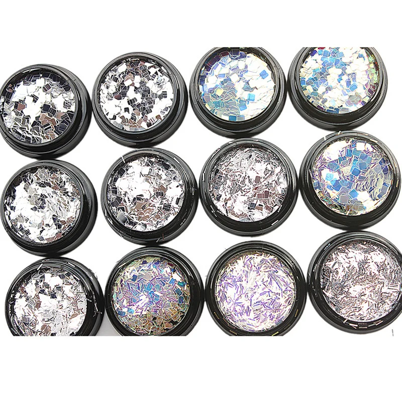 

Polyester Glitter ( 50g ) Silver Sparkle :Polyester Glitter Metallic (bag )Silver Shimmers custom mix .015 hex poly glitter,