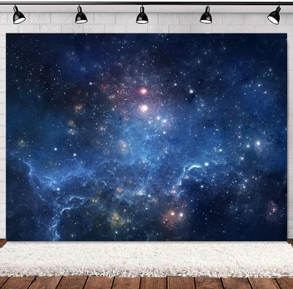 

Fantastic Nebula Photography Backdrop Aerospace Starry Sky Background Universe Galaxy Cosmos Outer Space Milky Way Science