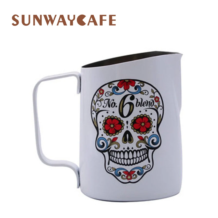 Кувшин для кофе, молока из нержавеющей стали кувшин для крема Pull Flower Cup вспениватель молока для кофе латте арт молоко пена инструмент посуда для кофе