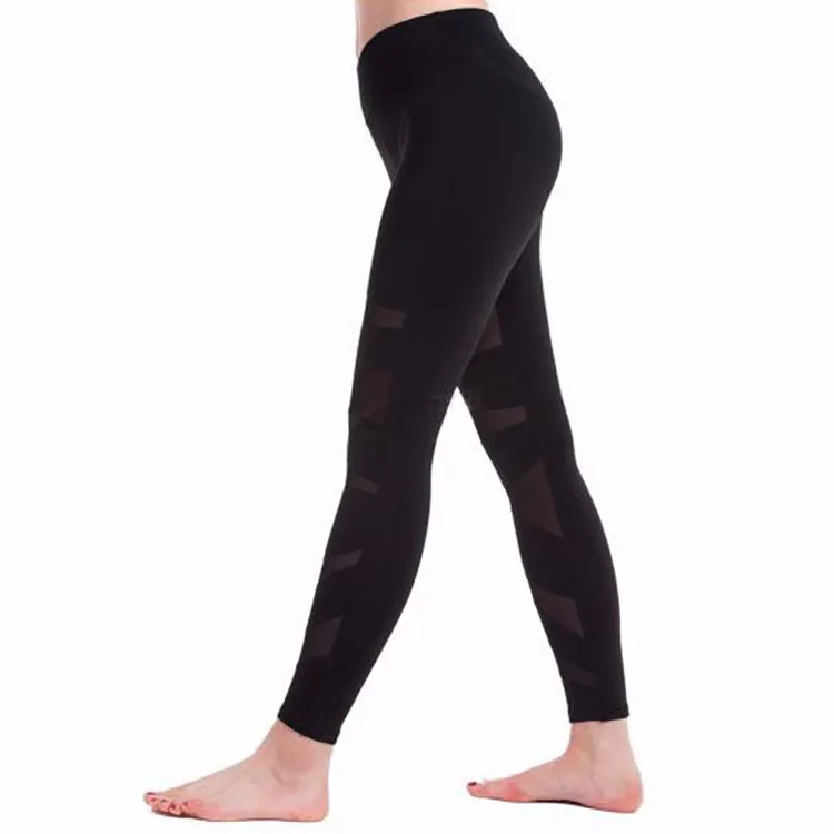 

Hot Selling Leggings Sales Trousers Gauze Joint Yoga Pants Sports Womens Fitness /40