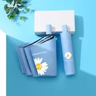 Зонт-автомат для женщин, прозрачный складной зонт с мультяшными фруктами и авокадо