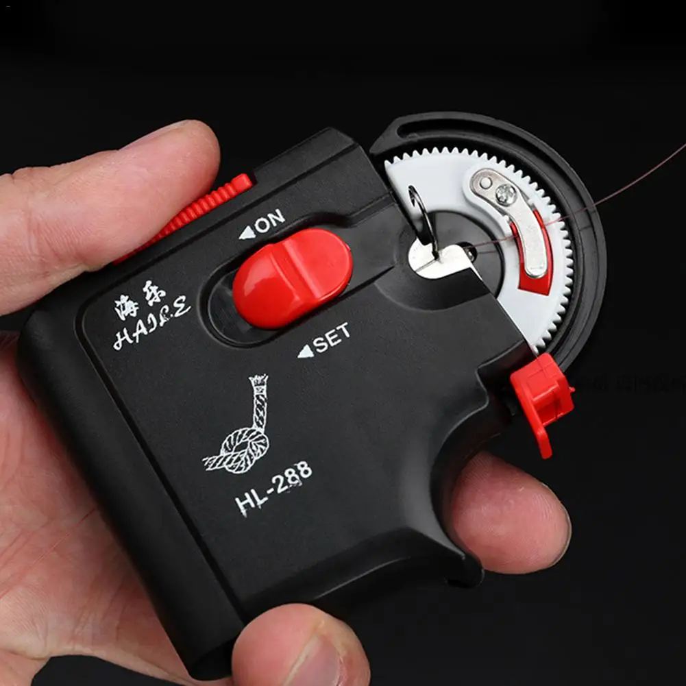 Automatic Portable Electric Fishing Hook Machine Line Accessories Quick Tie Tying Device Equipment | Спорт и развлечения