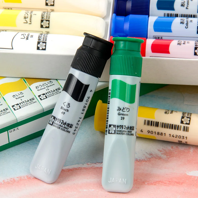 1 Набор Сакура полупрозрачная Акварельная пигментная жидкость трубка краска