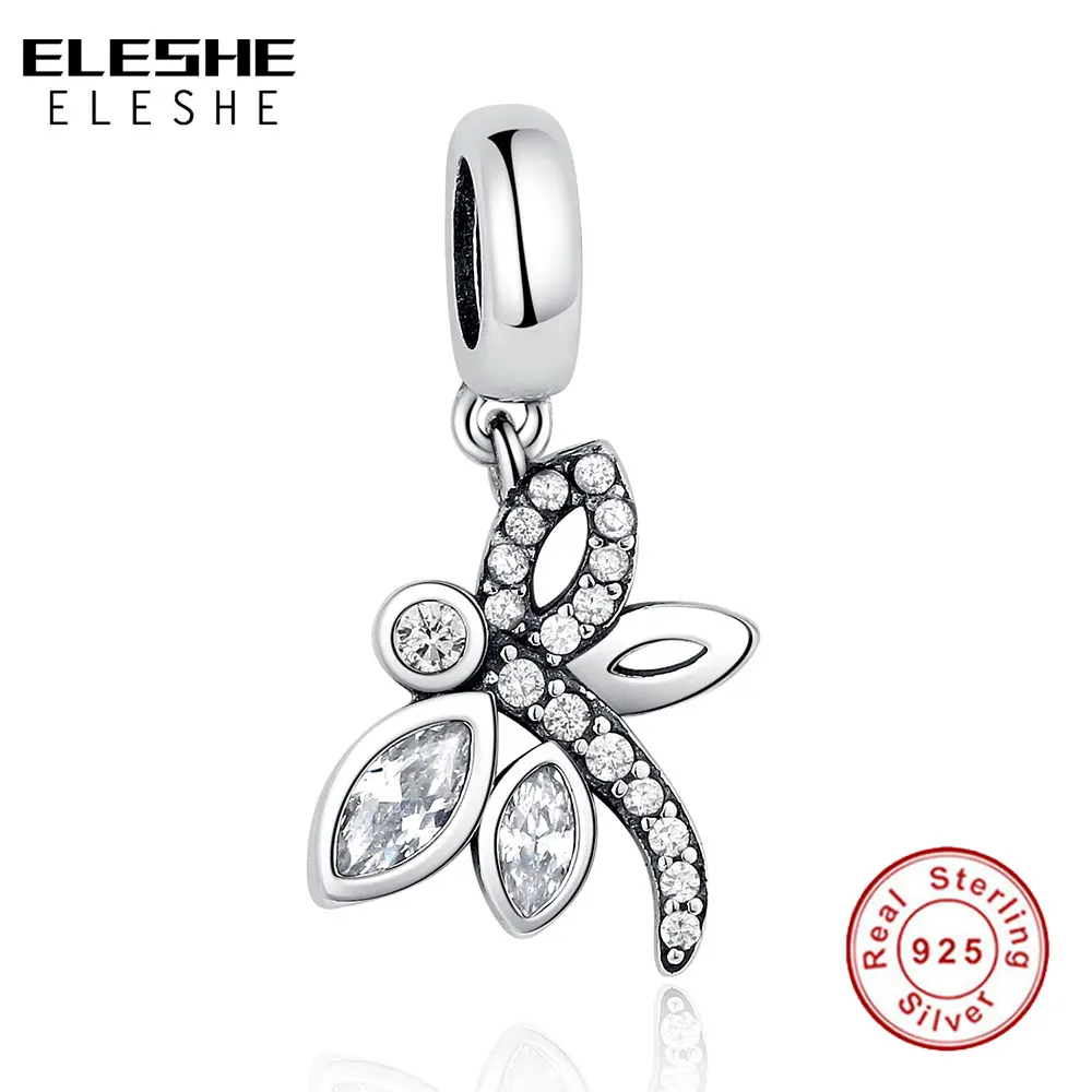 Новое поступление 925 стерлингового серебра в виде насекомых на Стрекоза