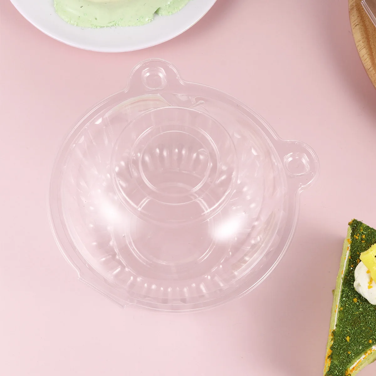 100 шт. в форме милой совы пластиковые чашки коробки для тортов и упаковочная