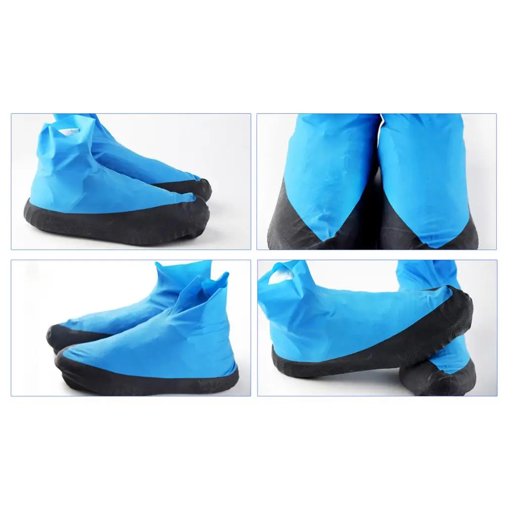 Waterproof Shoe Cover Silicone Material Unisex Reusable Shoes Protectors Rain Boots For Indoor Outdoor Rainy Days |