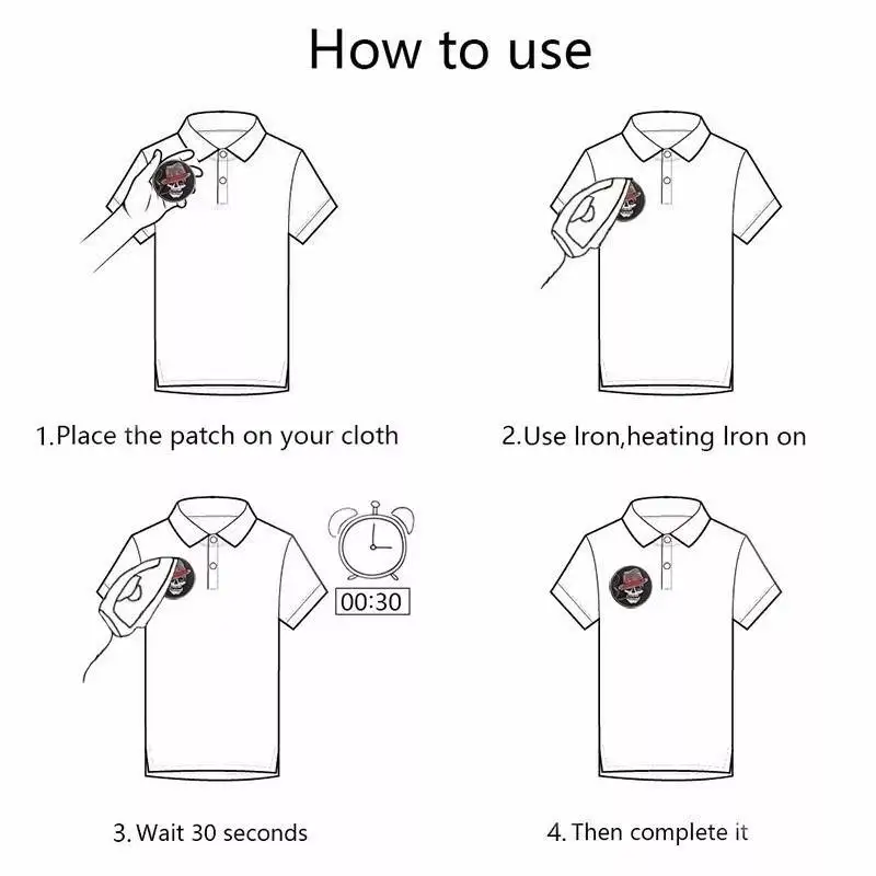 Вышитые патчи с логотипом на одежду |