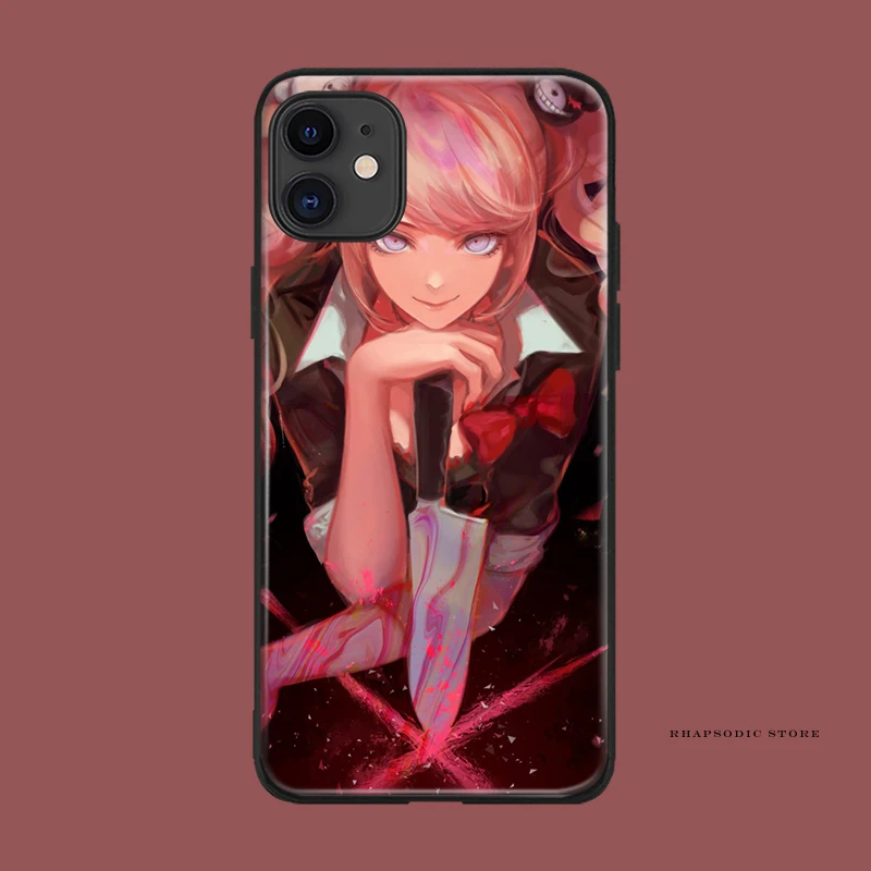 junko enoshima dangan ronpa phone case for iphone 6s 7 8 plus x xr xs 11 pro max samsung s note 8 9 10 20 plus ultra cover shell free global shipping