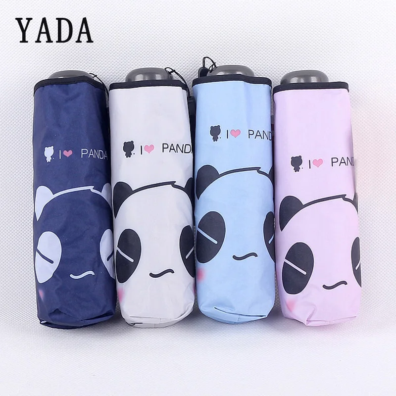 YADA светильник милый мультяшный зонтик панда дождливый Карманный складной мини