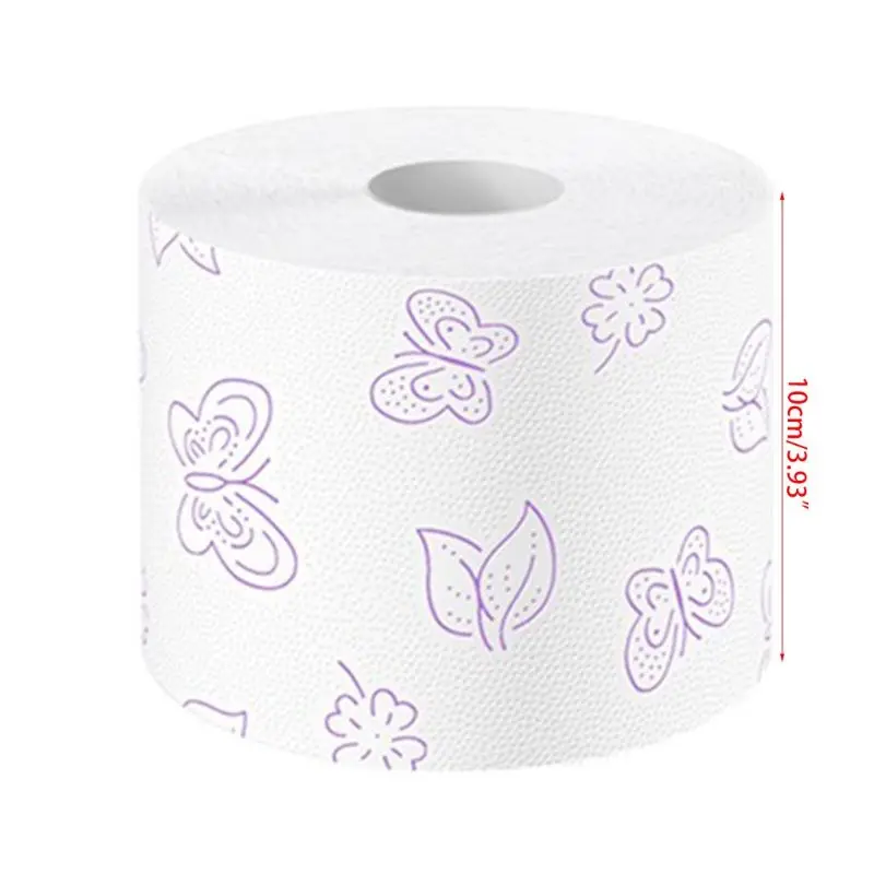 

6 Rolls Premium napkin Roll Paper ,3 Layers Bath Toilet Paper Faint Scent Soft