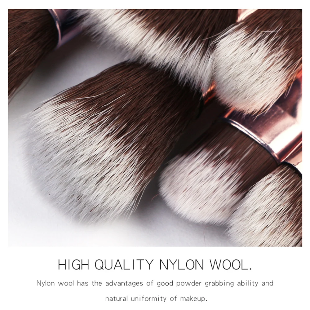Набор кистей для макияжа Pro 5 20 шт. в чехле растушевки пудры теней подводки