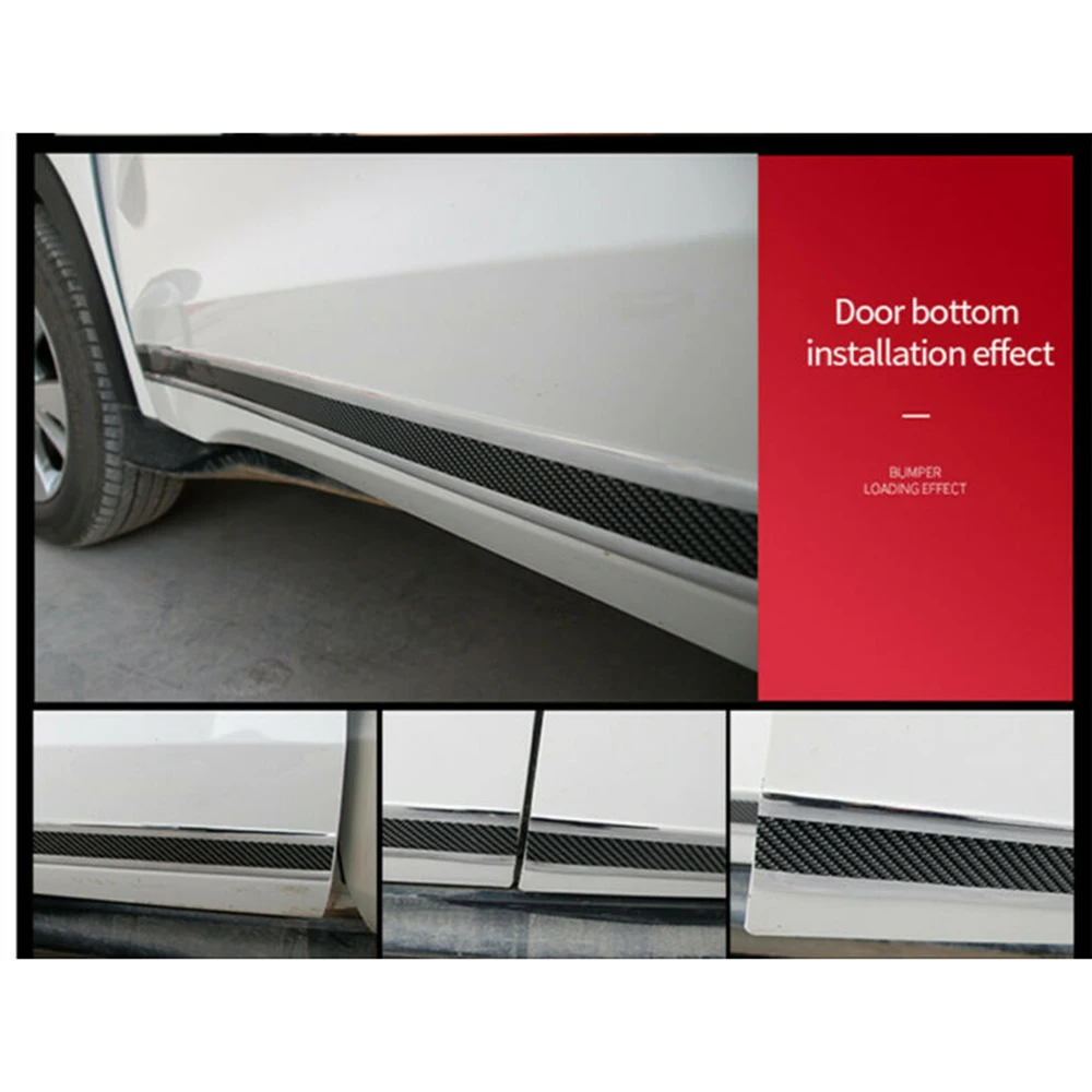 

Cars Sticker Door PVC Parts Protector Sill Strip Silver Trucks Body Trunk
