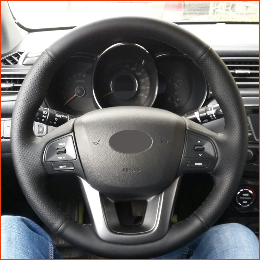 MEWANT черная искусственная кожа фотосессия для Kia K2 Rio 2011 2012 2013 аксессуары интерьера