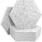 6 шт.компл. Шестигранная Наклейка на стену роскошное украшение для дома из полиэстера экологически чистый декоративный материал для комнатыспальни акустические панели 30x30 см